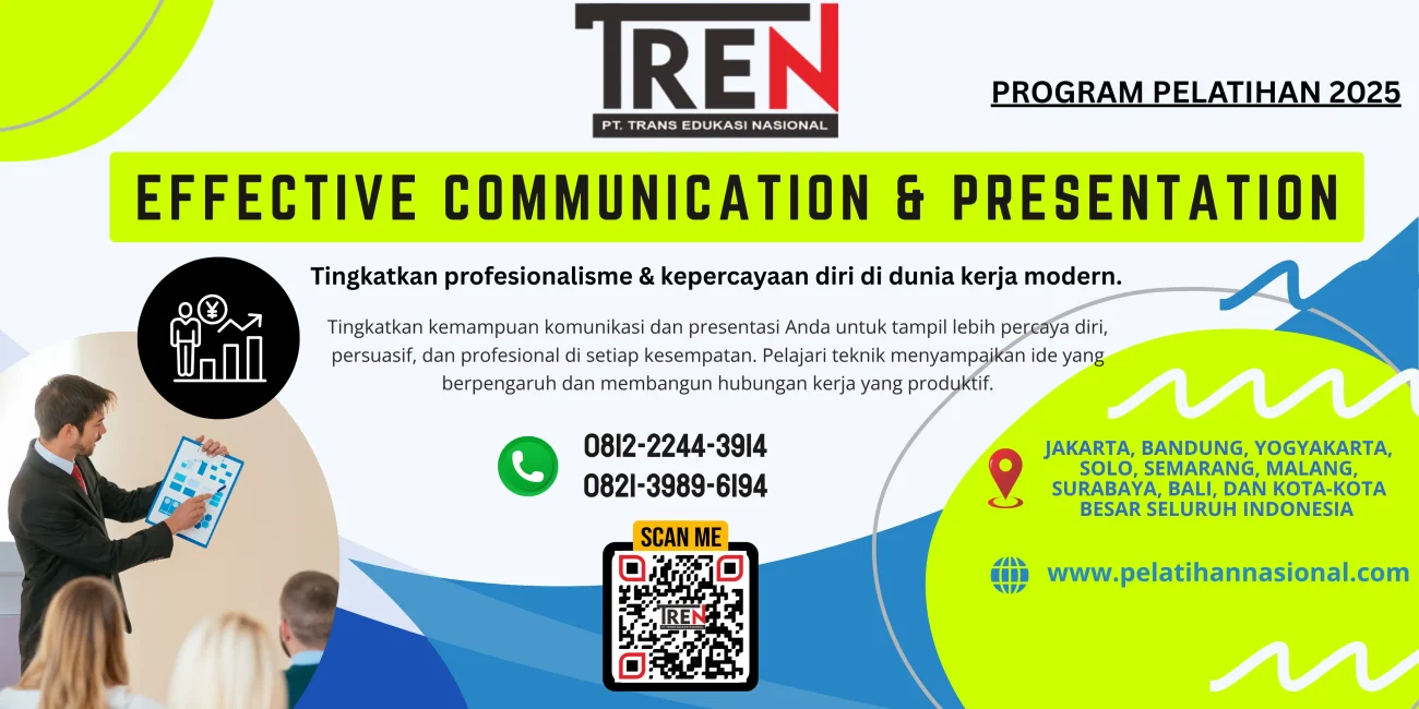 Training Komunikasi Efektif 2025 – Strategi Presentasi Profesional di Dunia Kerja