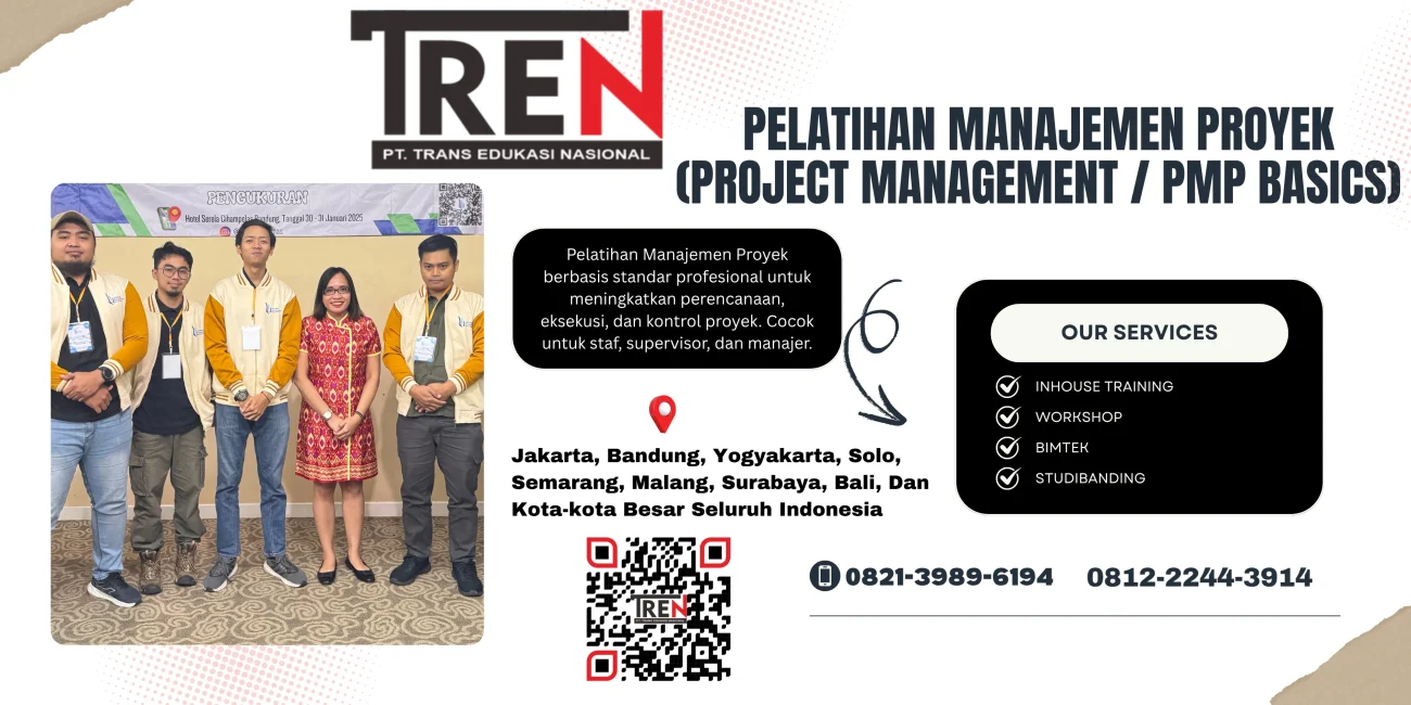 Pelatihan Manajemen Proyek 2026 – Masterclass Strategis untuk Peningkatan Kinerja Tim