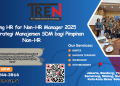 Pelatihan HR for Non-HR Manager 2025 – Panduan Lengkap Mengelola SDM secara Profesional
