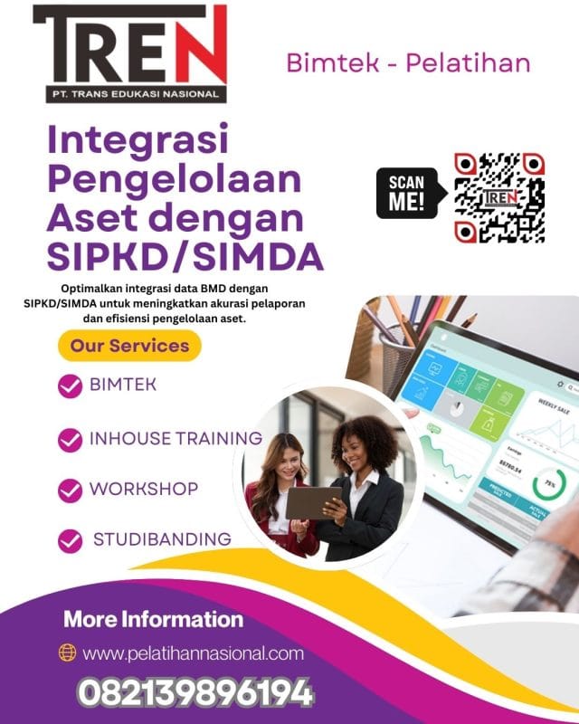 Pelatihan Integrasi Pengelolaan Aset 2026 – Panduan Efektif Penerapan SIPKD dan SIMDA
