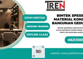 Bimtek Spesifikasi Material Konstruksi Bangunan Gedung 2026 – Standar Teknis Konstruksi Komprehensif