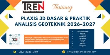 Pelatihan PLAXIS 3D Geoteknik 2026