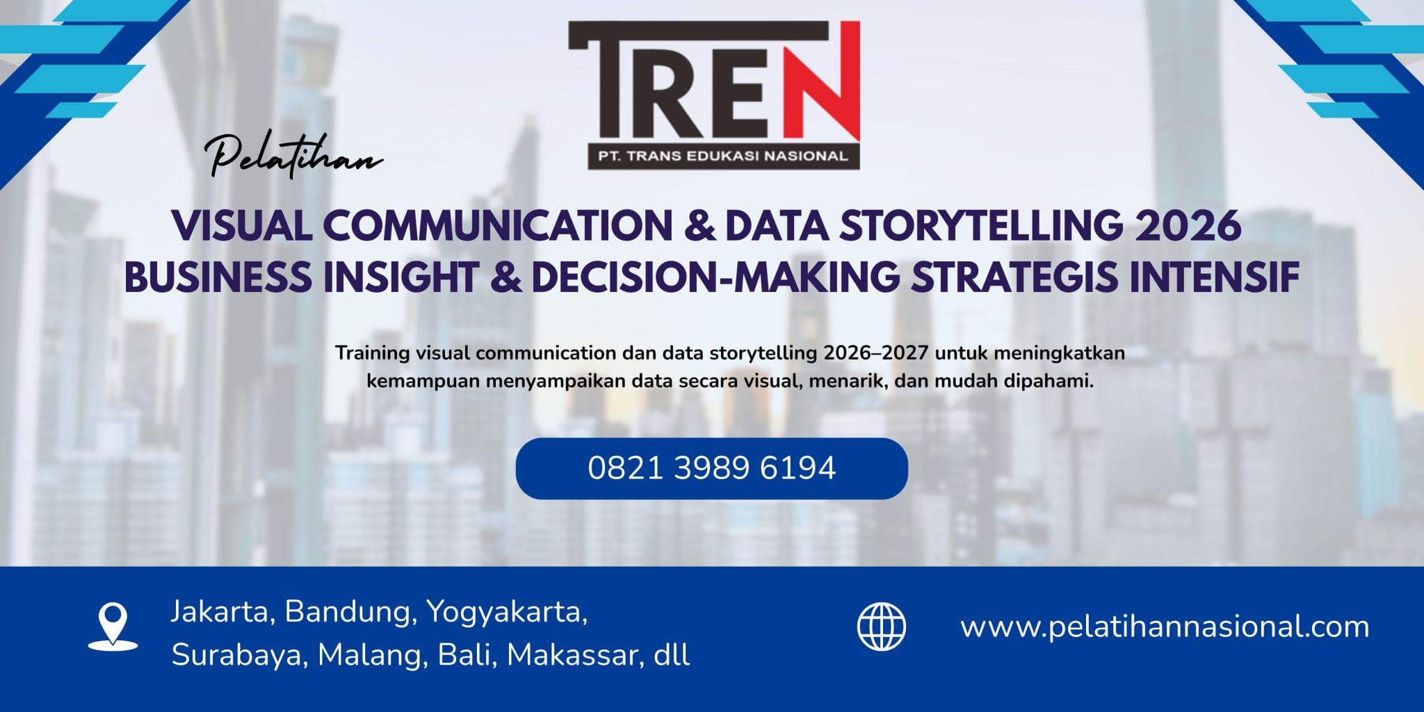 Pelatihan Visual Communication Data Storytelling 2026 – Strategis Intensif