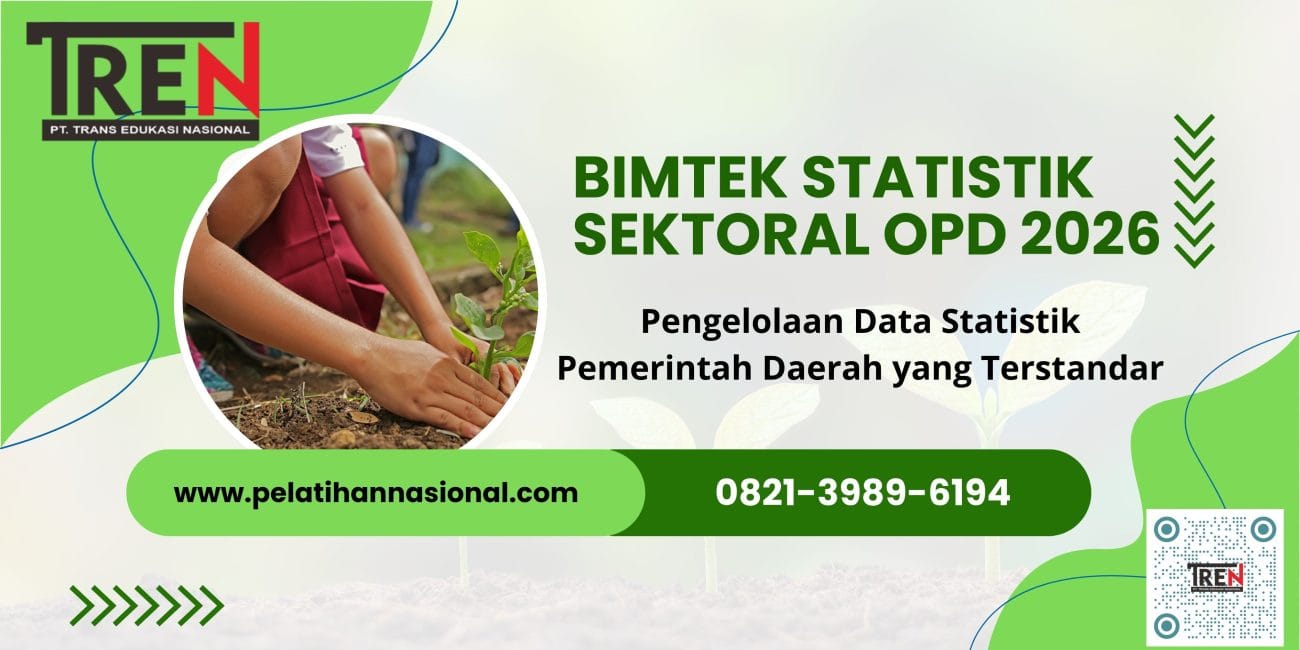 Bimtek Statistik Sektoral OPD 2026: Pengelolaan Data Statistik Pemerintah Daerah yang Terstandar