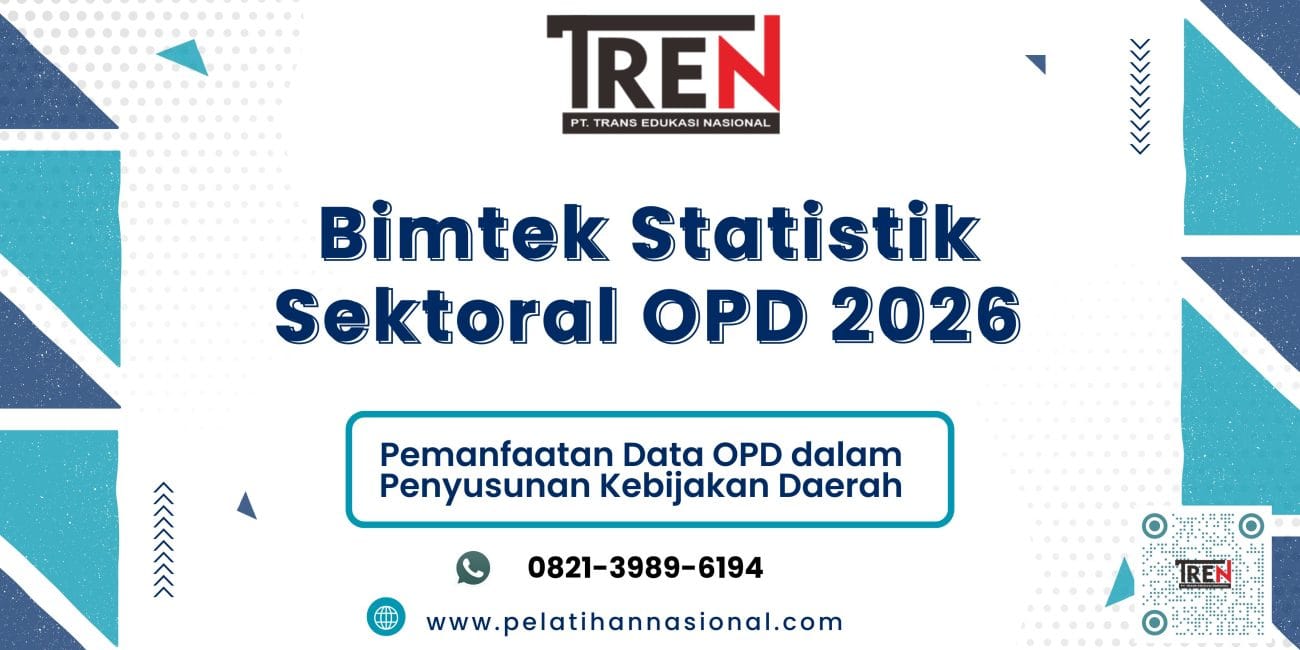 Bimtek Statistik Sektoral 2026: Pemanfaatan Data OPD dalam Penyusunan Kebijakan Daerah