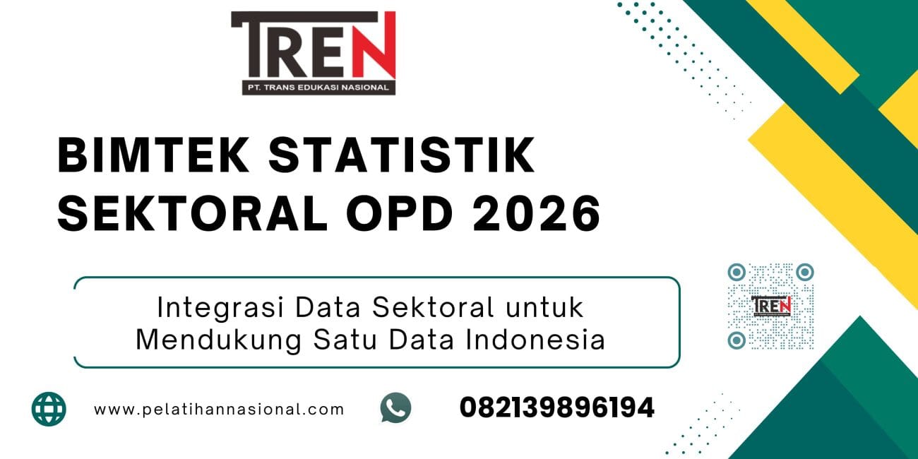 Bimtek Statistik OPD 2026: Integrasi Data Sektoral untuk Mendukung Satu Data Indonesia