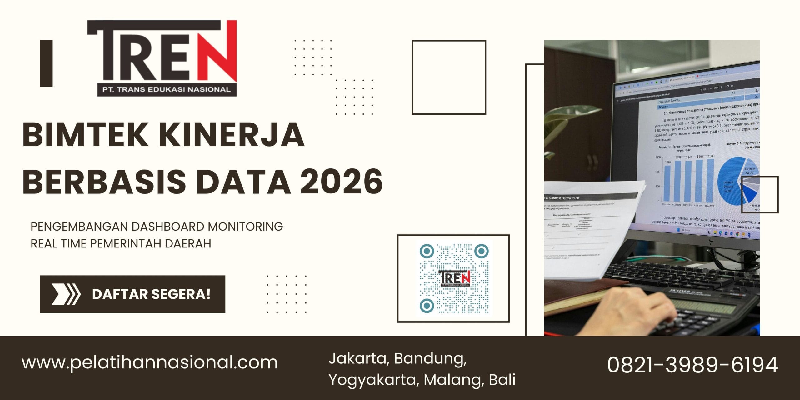 Bimtek Kinerja Berbasis Data 2026: Pengembangan Dashboard Monitoring Real Time Pemerintah Daerah Bimtek Kinerja Berbasis Data 2026: Pengembangan Dashboard Monitoring Real Time Pemerintah Daerah
