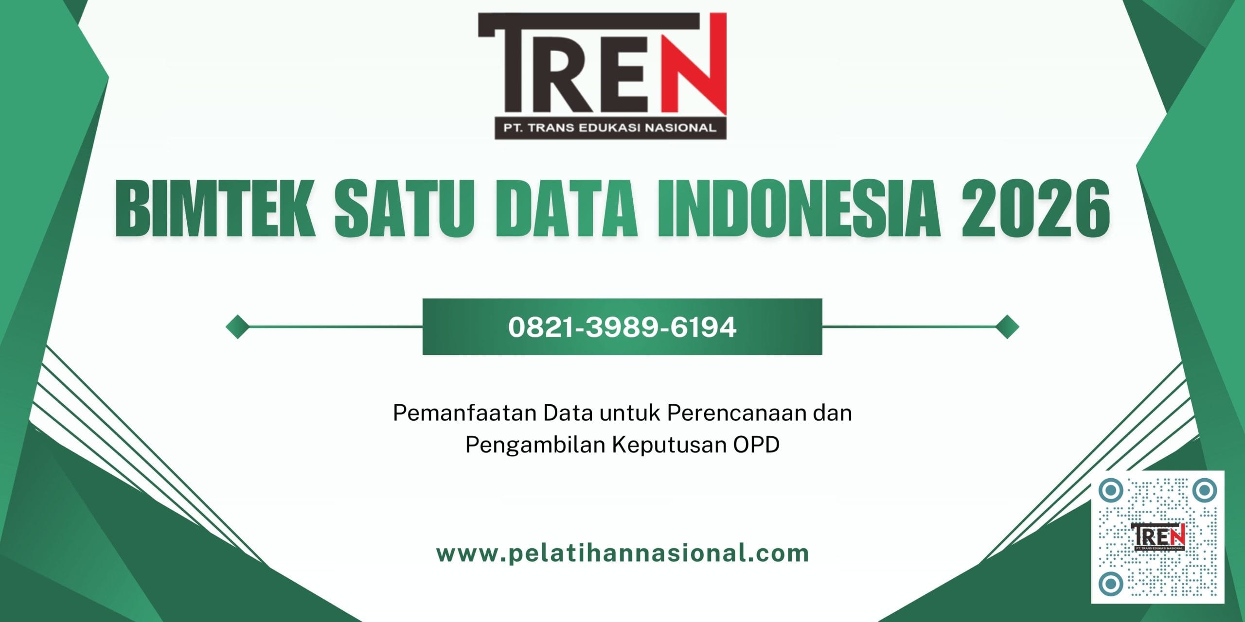 Bimtek Satu Data Indonesia 2026: Pemanfaatan Data untuk Perencanaan dan Pengambilan Keputusan OPD