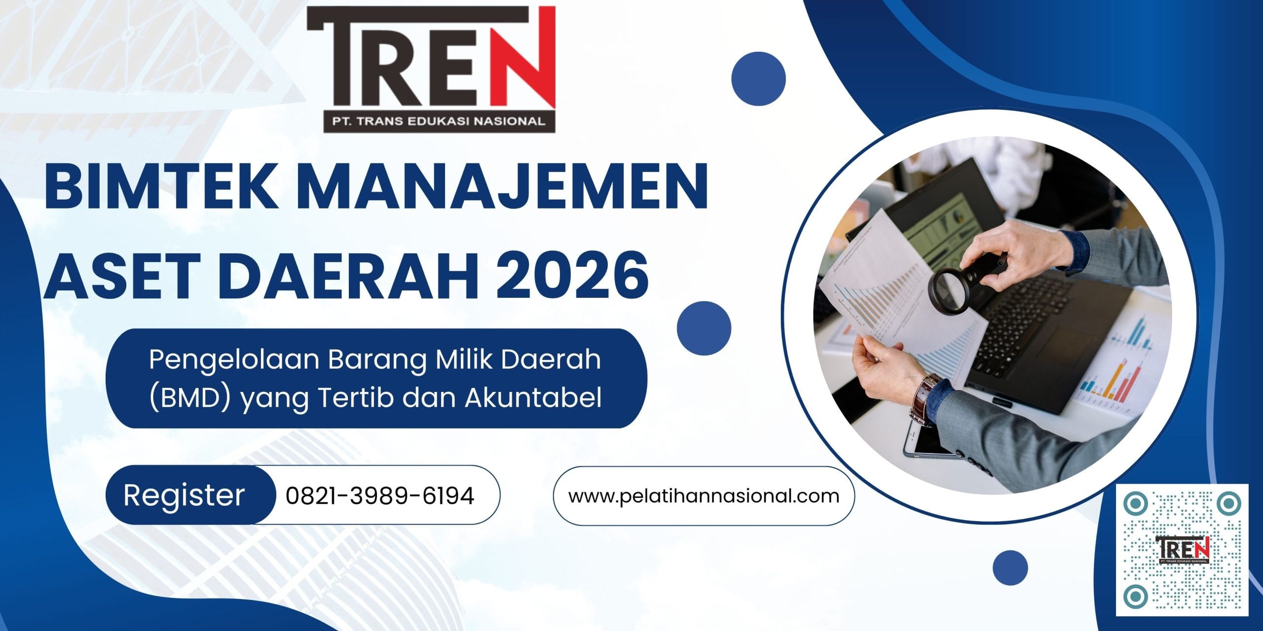Bimtek Manajemen Aset Daerah 2026: Pengelolaan Barang Milik Daerah (BMD) yang Tertib dan Akuntabel Bimtek Manajemen Aset Daerah 2026: Pengelolaan Barang Milik Daerah (BMD) yang Tertib dan Akuntabel