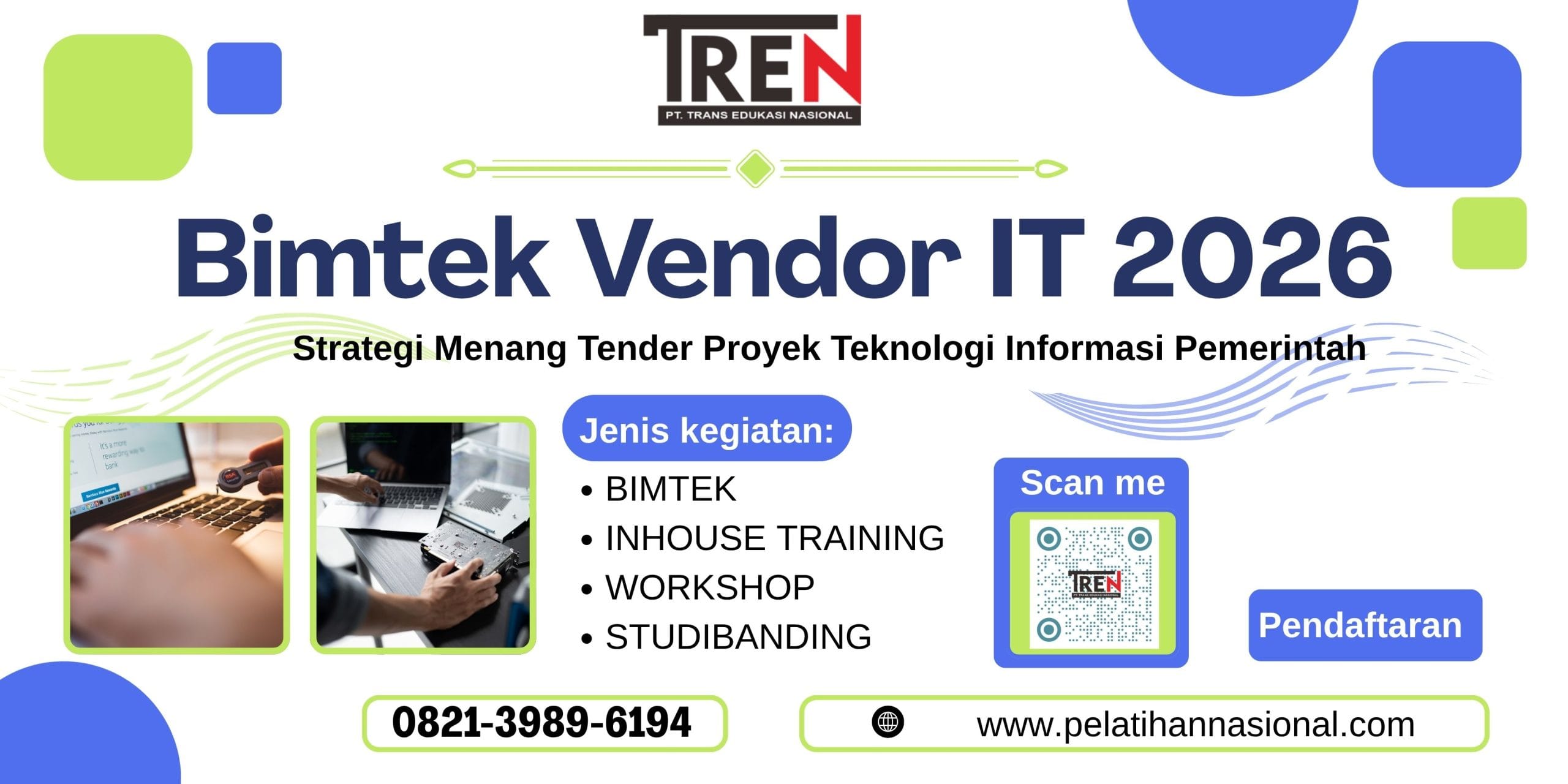 Bimtek Vendor IT 2026: Strategi Menang Tender Proyek Teknologi Informasi Pemerintah Bimtek Vendor IT 2026: Strategi Menang Tender Proyek Teknologi Informasi Pemerintah