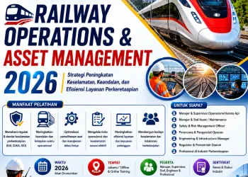 Pelatihan Railway Operations & Asset Management 2026: Strategi Peningkatan Keselamatan, Keandalan, dan Efisiensi Layanan Perkeretaapian