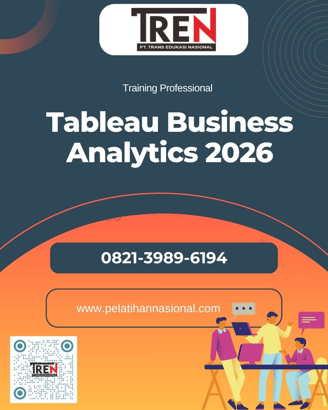 Pelatihan Tableau Business Analytics 2026: Strategi Visualisasi Data untuk Menghasilkan Insight dan Mendukung Keputusan Strategis