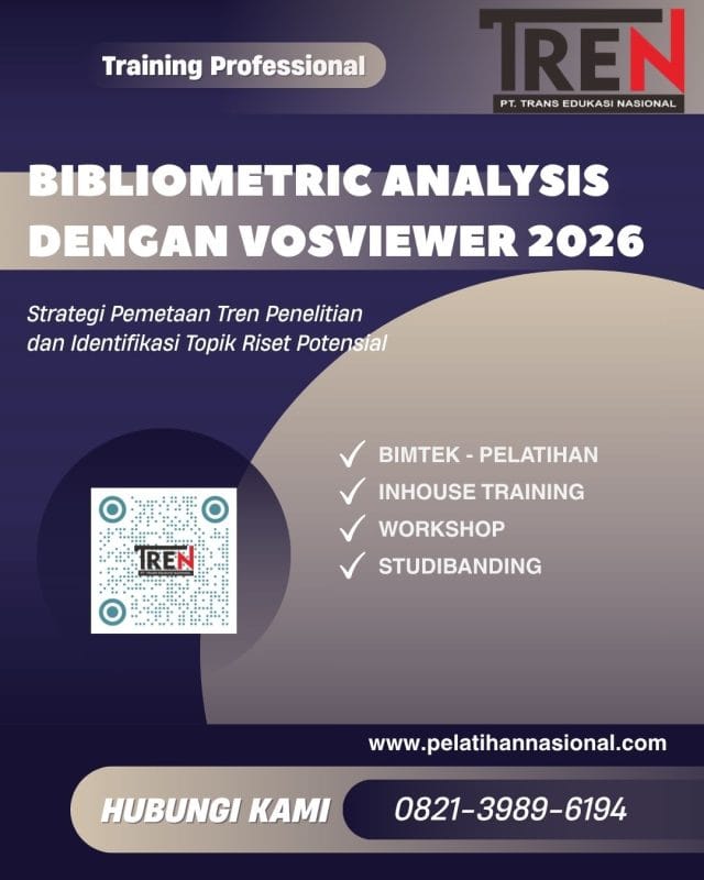 Pelatihan Bibliometric Analysis dengan VOSviewer 2026: Strategi Pemetaan Tren Penelitian dan Identifikasi Topik Riset Potensial