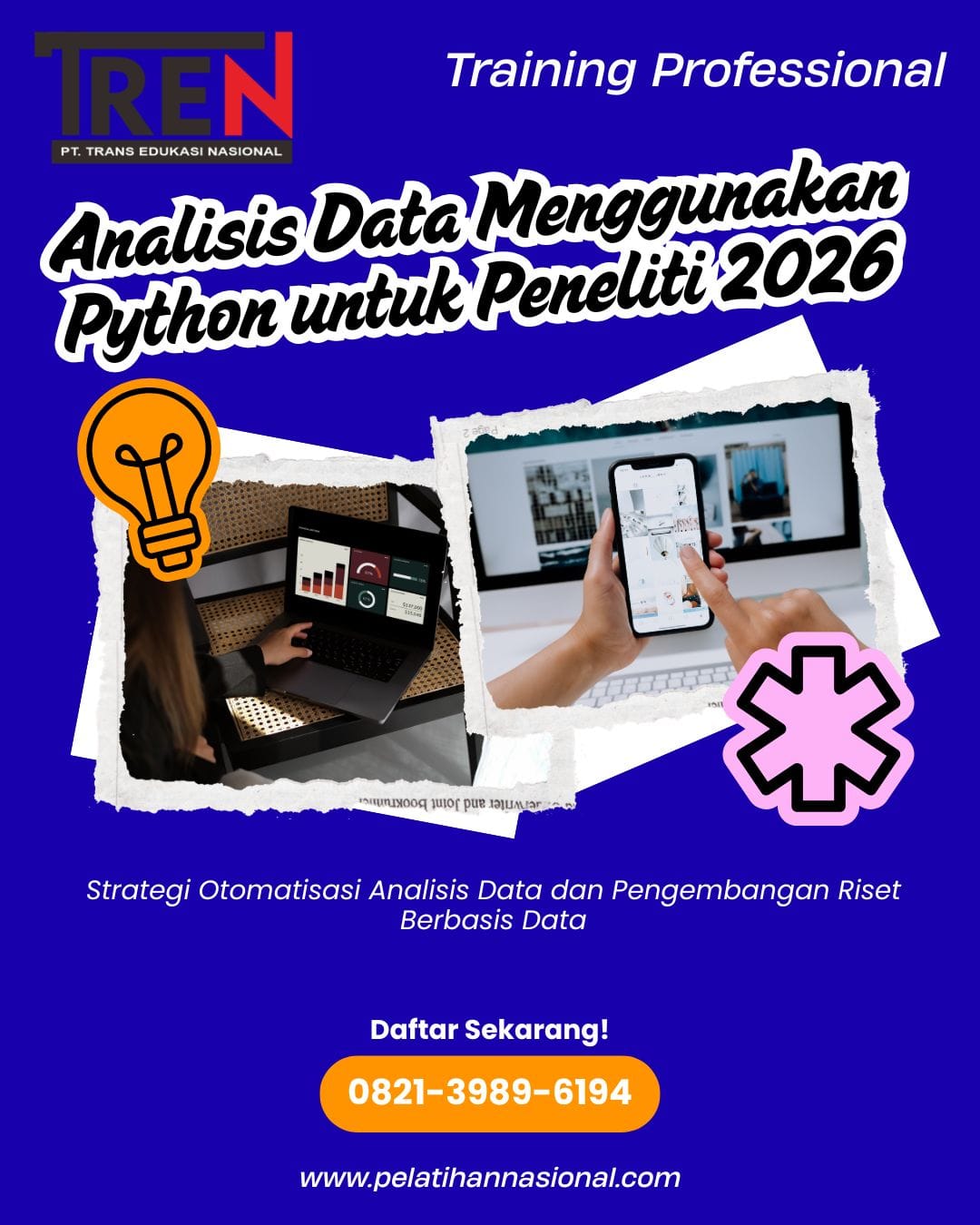 Pelatihan Analisis Data Menggunakan Python untuk Peneliti 2026: Strategi Otomatisasi Analisis Data dan Pengembangan Riset Berbasis Data