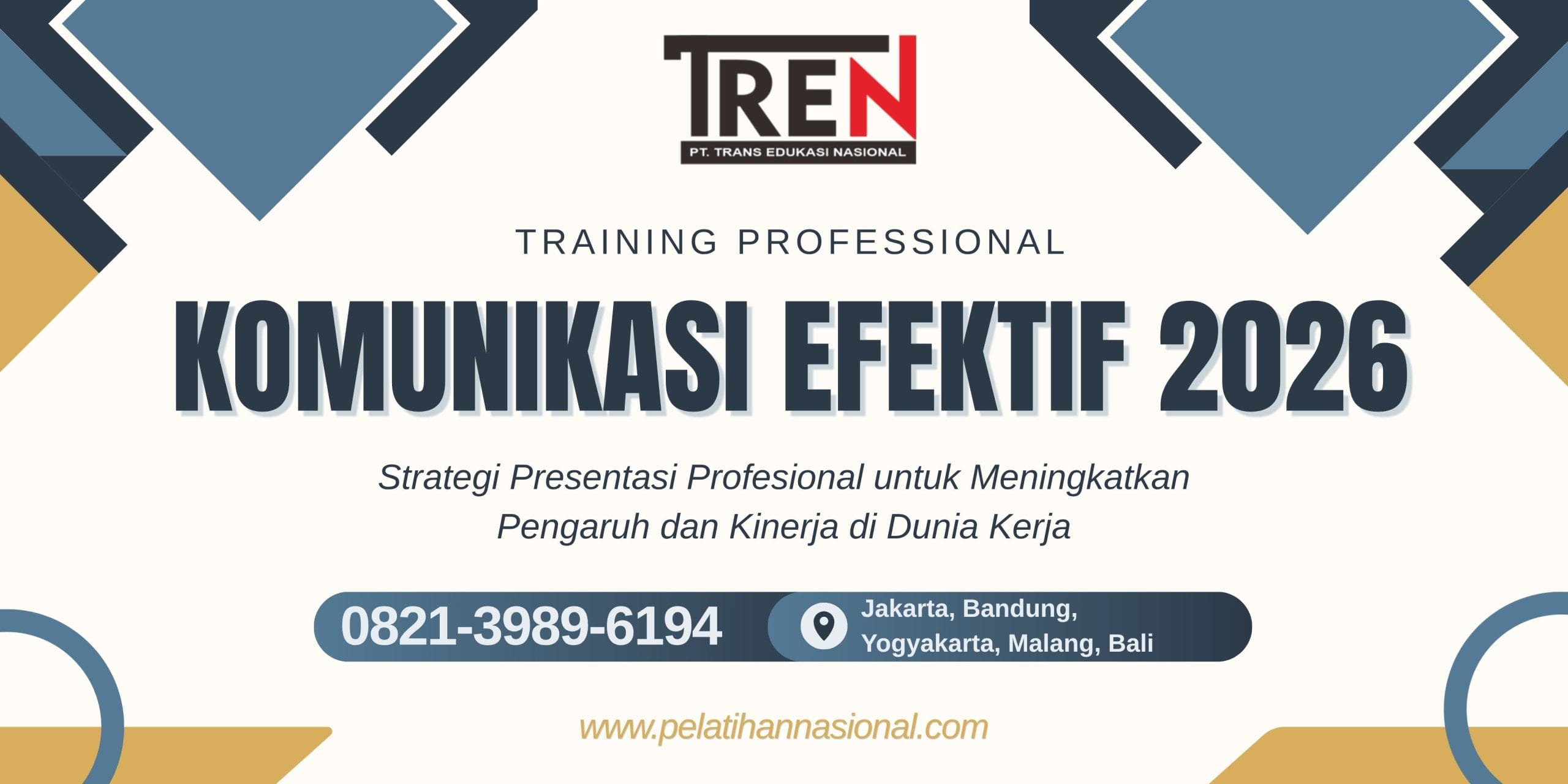 Pelatihan Komunikasi Efektif 2026: Strategi Presentasi Profesional untuk Meningkatkan Pengaruh dan Kinerja di Dunia Kerja