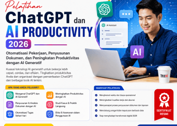 Pelatihan ChatGPT dan AI Productivity 2026: Otomatisasi Pekerjaan, Penyusunan Dokumen, dan Peningkatan Produktivitas dengan AI Generatif