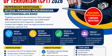 Pelatihan Anti Money Laundering (AML) dan Counter Financing of Terrorism (CFT) 2026: Memperkuat Kepatuhan, Deteksi Transaksi Mencurigakan, dan Pengendalian Risiko