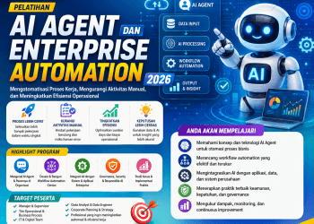 Pelatihan AI Agent dan Enterprise Automation 2026: Mengotomatisasi Proses Kerja, Mengurangi Aktivitas Manual, dan Meningkatkan Efisiensi Operasional