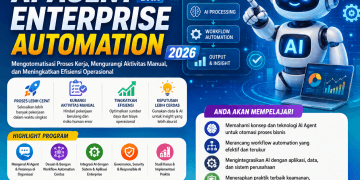 Pelatihan AI Agent dan Enterprise Automation 2026: Mengotomatisasi Proses Kerja, Mengurangi Aktivitas Manual, dan Meningkatkan Efisiensi Operasional
