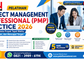 Pelatihan Project Management Professional (PMP) Practice 2026: Strategi Mengelola Proyek Tepat Waktu, Sesuai Anggaran, dan Mencapai Target