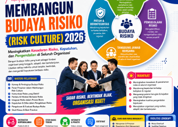 Pelatihan Membangun Budaya Risiko (Risk Culture) 2026: Meningkatkan Kesadaran Risiko, Kepatuhan, dan Pengendalian di Seluruh Organisasi