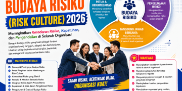 Pelatihan Membangun Budaya Risiko (Risk Culture) 2026: Meningkatkan Kesadaran Risiko, Kepatuhan, dan Pengendalian di Seluruh Organisasi