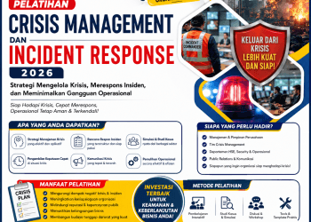 Pelatihan Crisis Management dan Incident Response 2026: Strategi Mengelola Krisis, Merespons Insiden, dan Meminimalkan Gangguan Operasional
