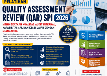 Pelatihan Quality Assessment Review (QAR) SPI 2026: Meningkatkan Kualitas Audit Internal, Kapabilitas SPI, dan Kesesuaian dengan Standar IIA