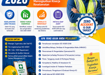 Pelatihan ISO 45001:2018 2026: Strategi Menurunkan Risiko Kecelakaan Kerja dan Meningkatkan Kinerja Keselamatan