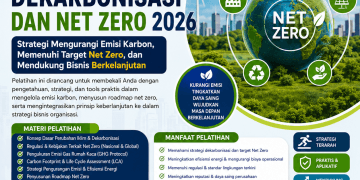 Pelatihan Dekarbonisasi dan Net Zero 2026: Strategi Mengurangi Emisi Karbon, Memenuhi Target Net Zero, dan Mendukung Bisnis Berkelanjutan