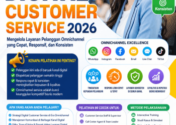 Pelatihan Digital Customer Service 2026: Mengelola Layanan Pelanggan Omnichannel yang Cepat, Responsif, dan Konsisten