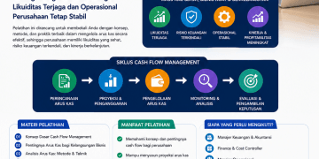 Pelatihan Cash Flow Management 2026: Strategi Mengelola Arus Kas agar Likuiditas Terjaga dan Operasional Perusahaan Tetap Stabil
