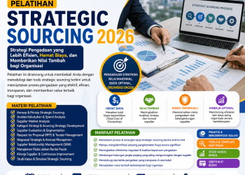 Pelatihan Strategic Sourcing 2026: Strategi Pengadaan yang Lebih Efisien, Hemat Biaya, dan Memberikan Nilai Tambah bagi Organisasi