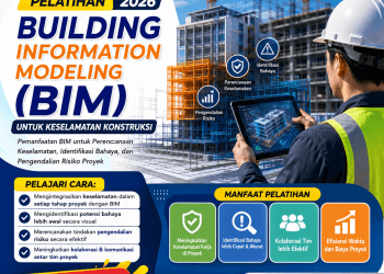 Pelatihan Building Information Modeling (BIM) untuk Keselamatan Konstruksi 2026: Pemanfaatan BIM untuk Perencanaan Keselamatan, Identifikasi Bahaya, dan Pengendalian Risiko Proyek