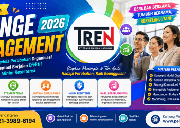 Pelatihan Change Management 2026: Strategi Mengelola Perubahan Organisasi agar Adaptasi Berjalan Efektif dan Minim Resistensi