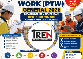 Pelatihan Permit to Work (PTW) General 2026: Mengendalikan Pekerjaan Berisiko Tinggi agar Lebih Aman dan Terkontrol