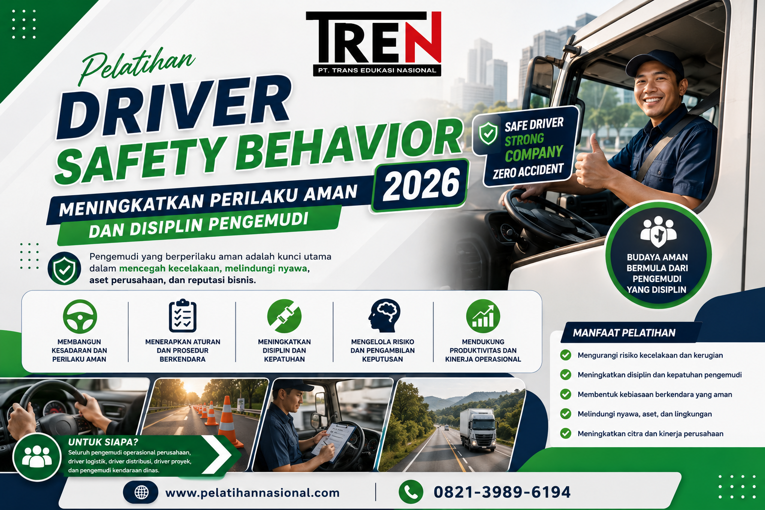 Pelatihan Driver Safety Behavior 2026: Meningkatkan Perilaku Aman dan Disiplin Pengemudi