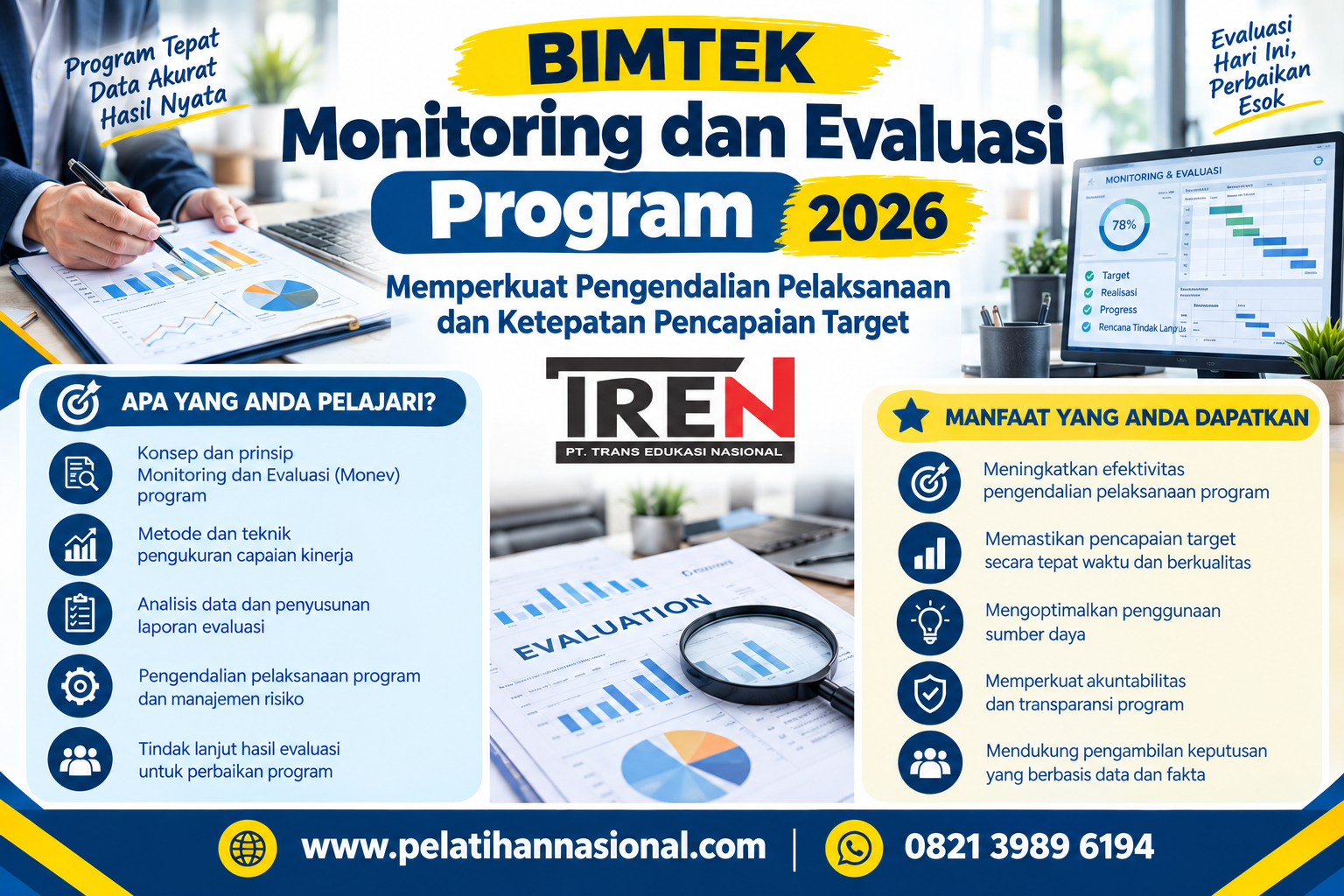 Bimtek Monitoring dan Evaluasi Program 2026: Memperkuat Pengendalian Pelaksanaan dan Ketepatan Pencapaian Target