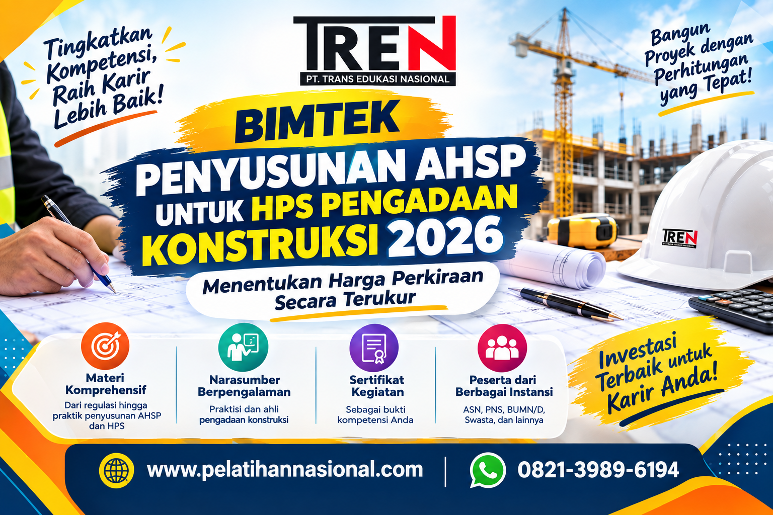 Bimtek Penyusunan AHSP untuk HPS Pengadaan Konstruksi 2026: Menentukan Harga Perkiraan Secara Terukur