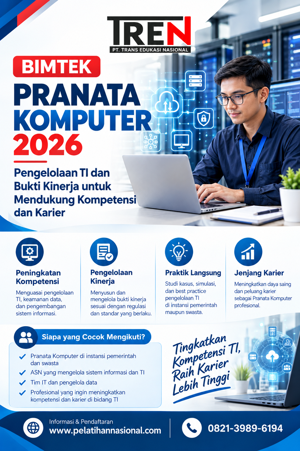 Bimtek Pranata Komputer 2026: Pengelolaan TI dan Bukti Kinerja untuk Mendukung Kompetensi dan Karier