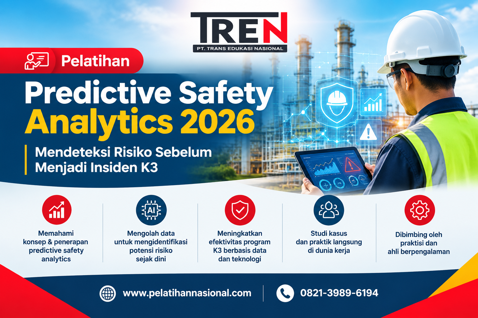 Pelatihan Predictive Safety Analytics 2026: Mendeteksi Risiko Sebelum Menjadi Insiden K3