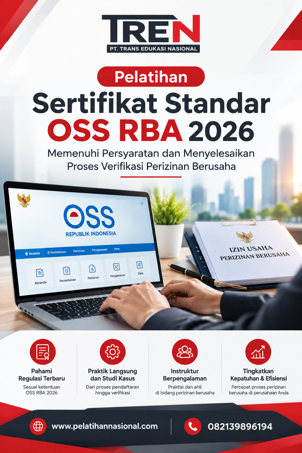 Pelatihan Sertifikat Standar OSS RBA 2026: Memenuhi Persyaratan dan Menyelesaikan Proses Verifikasi Perizinan Berusaha