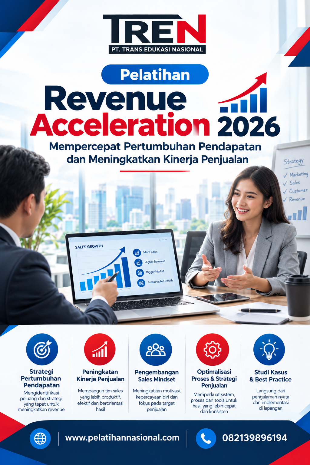 Pelatihan Revenue Acceleration 2026: Mempercepat Pertumbuhan Pendapatan dan Meningkatkan Kinerja Penjualan
