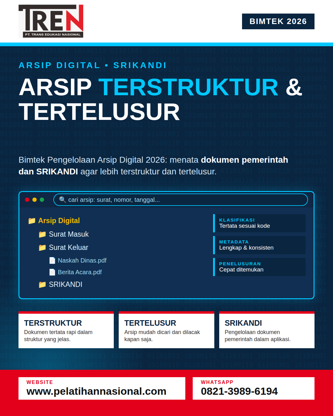 Bimtek Pengelolaan Arsip Digital 2026: Menata Dokumen Pemerintah dan SRIKANDI agar Lebih Terstruktur dan Tertelusur