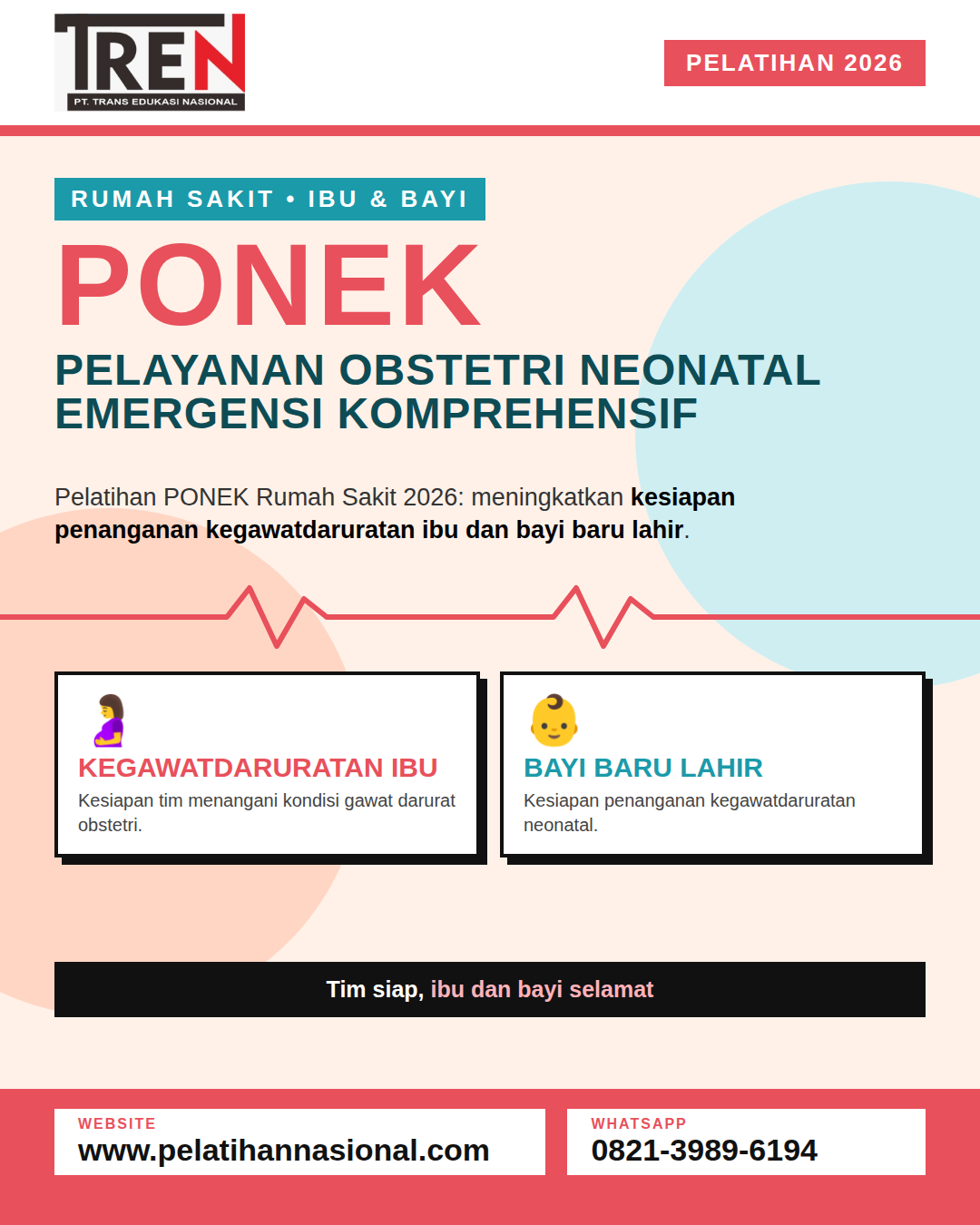 Pelatihan PONEK Rumah Sakit 2026: Meningkatkan Kesiapan Penanganan Kegawatdaruratan Ibu dan Bayi Baru Lahir